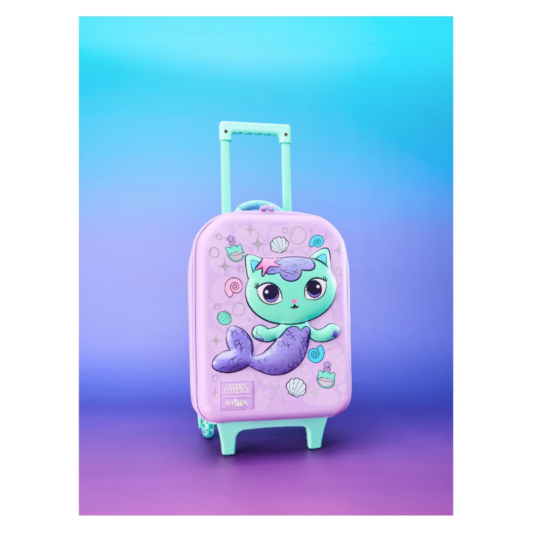 Smiggle: Gabby's Dollhouse Junior Hardtop Trolley Bag