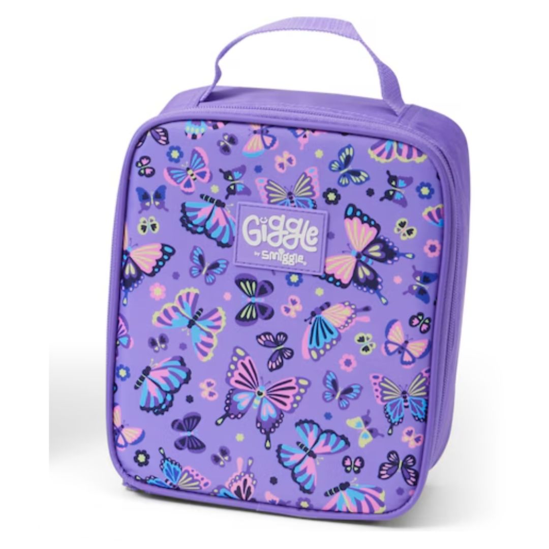 Smiggle Giggle Large Lunchbox - Lilac