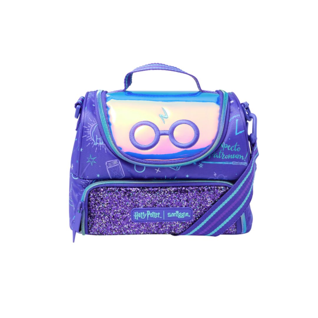 Smiggle: Harry Potter Double Compartment Lunchbox With Strap