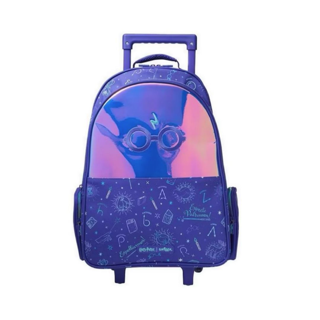 Smiggle Harry Potter Trolley Backpack Purple