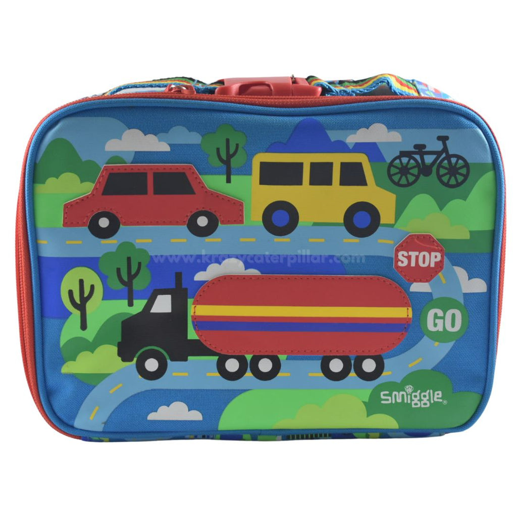 Smiggle Lunchbox With Clip Handle - Vehicle