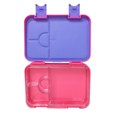 Smiggle Neon Splice Medium Bento Lunchbox - Purple