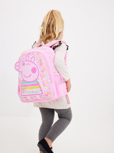 Smiggle: Peppa Pig Junior Character Backpack-Pink