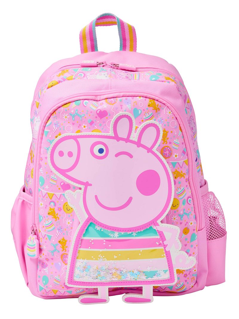 Smiggle: Peppa Pig Junior Character Backpack-Pink