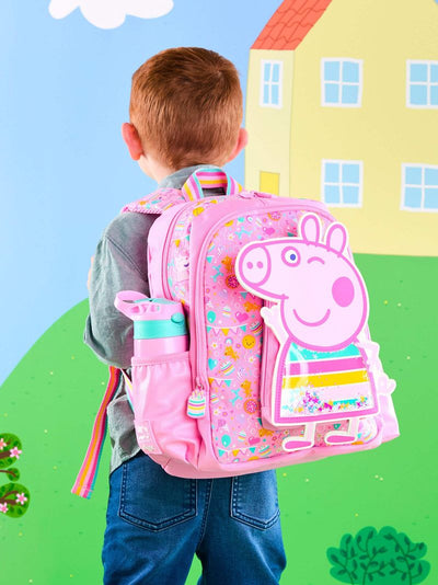 Smiggle: Peppa Pig Junior Character Backpack-Pink