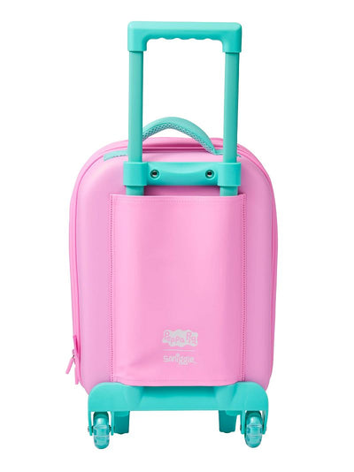 Smiggle: Peppa Pig Junior Hardtop Trolley Bags-Pink