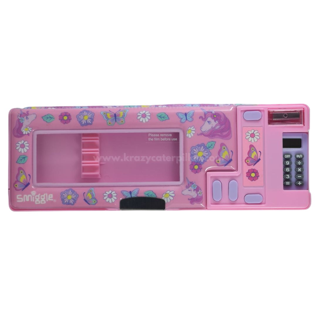 Smiggle Side Pop Out Pencil Case - Pink