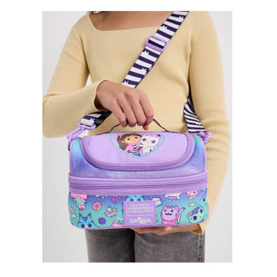 Smiggle Gabby's Dollhouse Double Decker Lunchbox With Strap