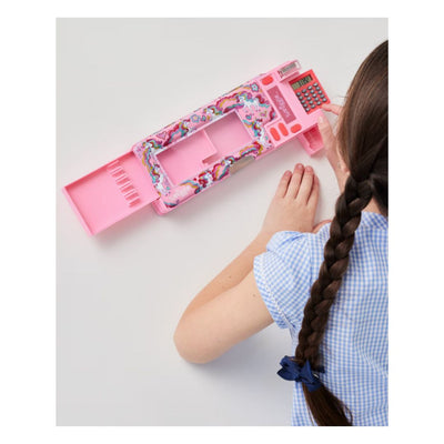Smiggle: Wild Side Pop Out Pencil Case (Pink)