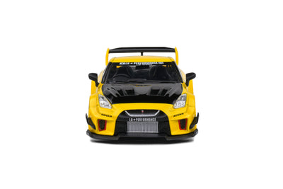 Solido: Nissan GTR35 LBWK Silhouette - Yellow -2019 (Scale 1:43)