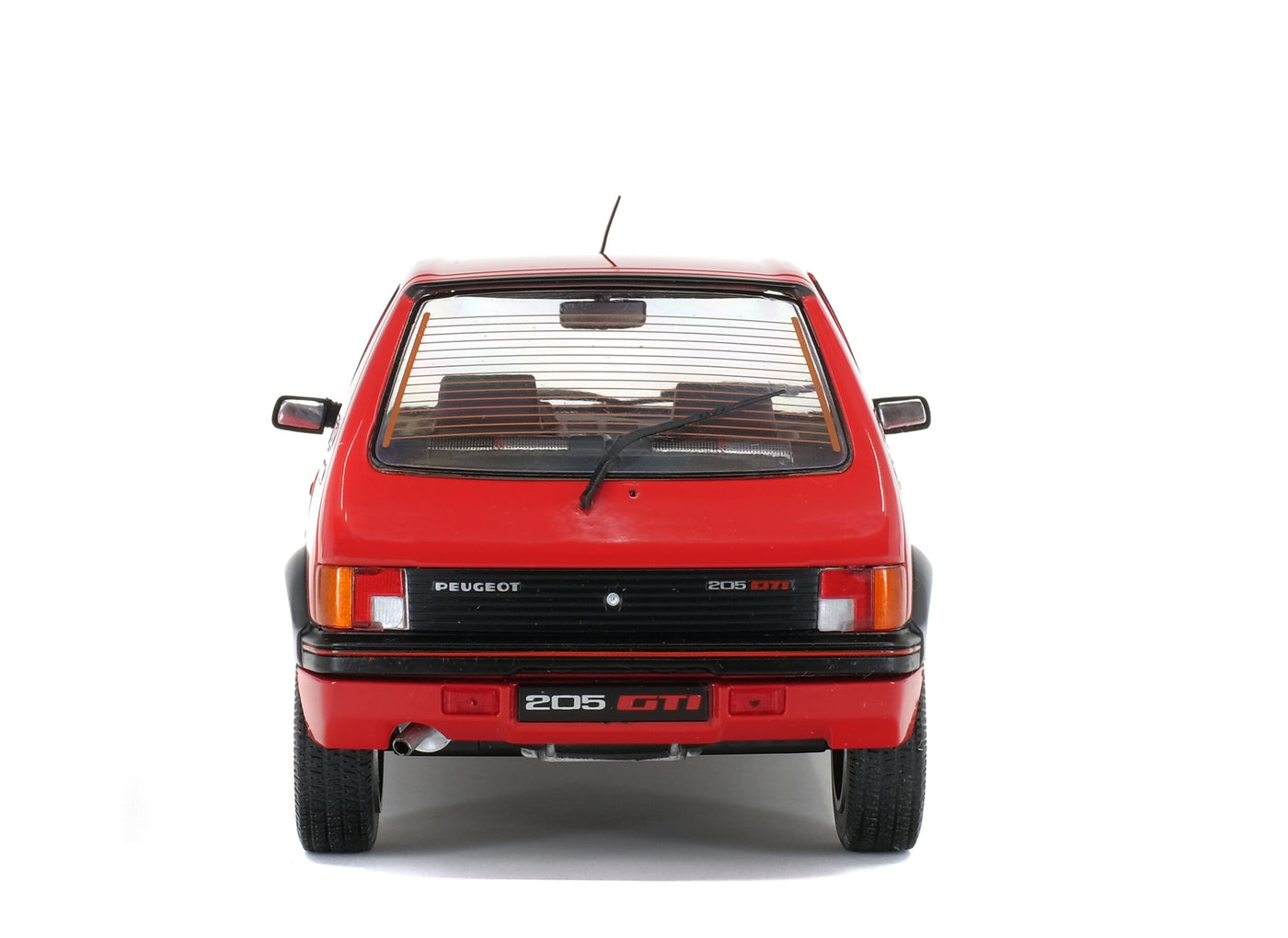 Solido : 1988 Peugeot 205 GTi 1.9L MK I Red Diec-Cast Scale Model (1:18)