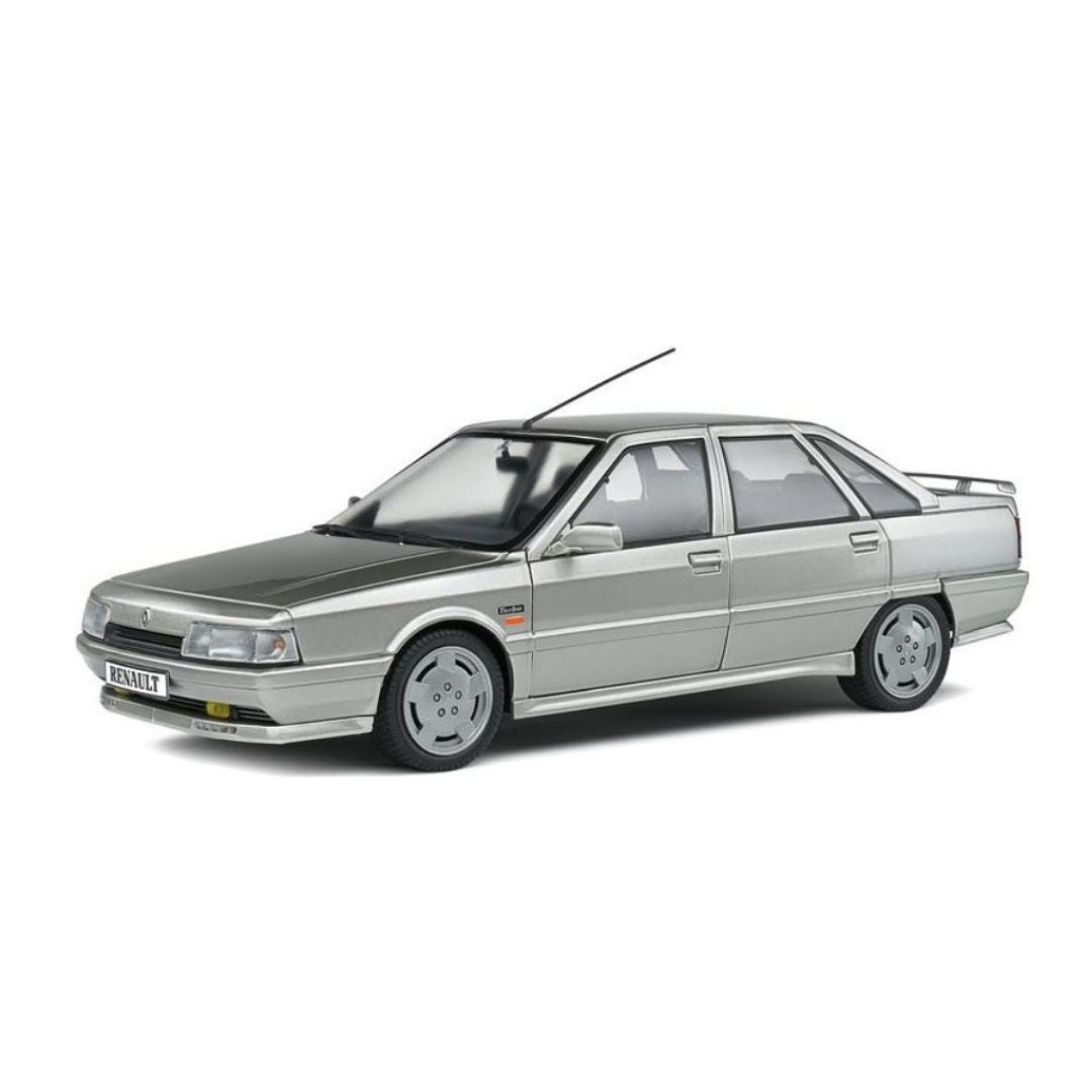 Solido : 1988 Renault R21 Turbo MKII silver Die-Cast Scale Model (1:18)