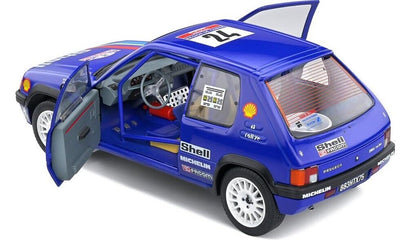 Solido : 1990 Peugeot 205 Rallye #24 Die-Cast Scale Model (1:18)