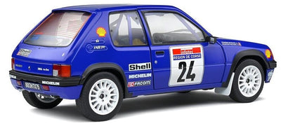 Solido : 1990 Peugeot 205 Rallye #24 Die-Cast Scale Model (1:18)