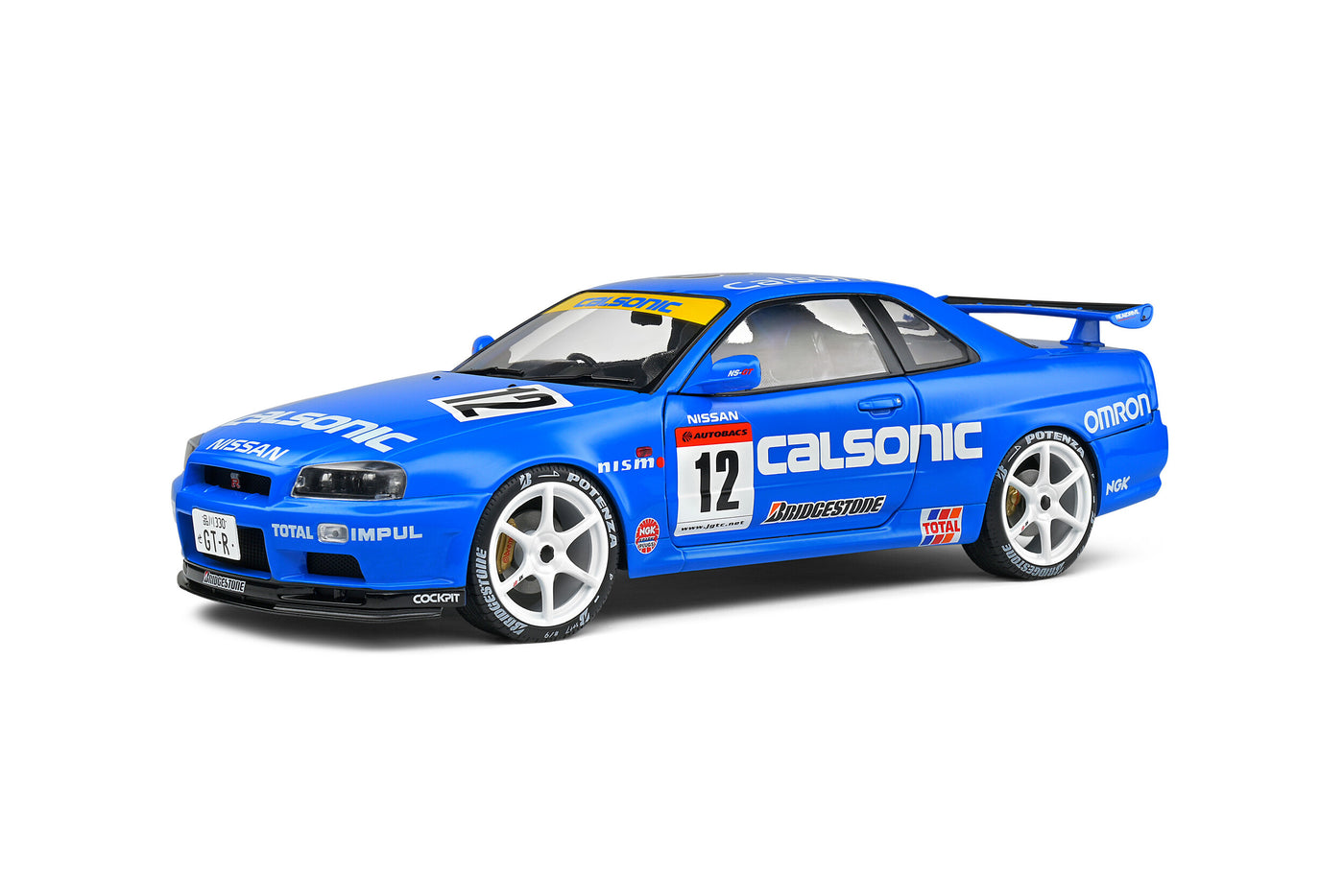 Solido Nissan GT-R (R34) Streetfighter Calsonic Tribute 2000 - 1:18 Die-Cast Scale Model