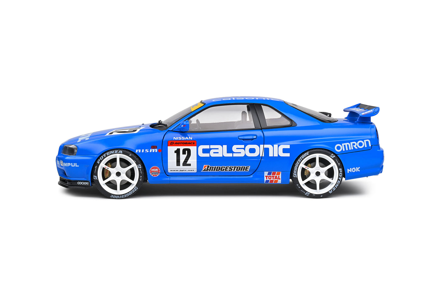 Solido Nissan GT-R (R34) Streetfighter Calsonic Tribute 2000 - 1:18 Die-Cast Scale Model