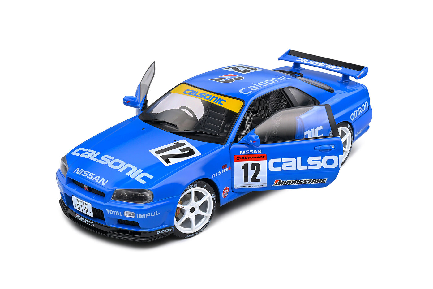 Solido Nissan GT-R (R34) Streetfighter Calsonic Tribute 2000 - 1:18 Die-Cast Scale Model