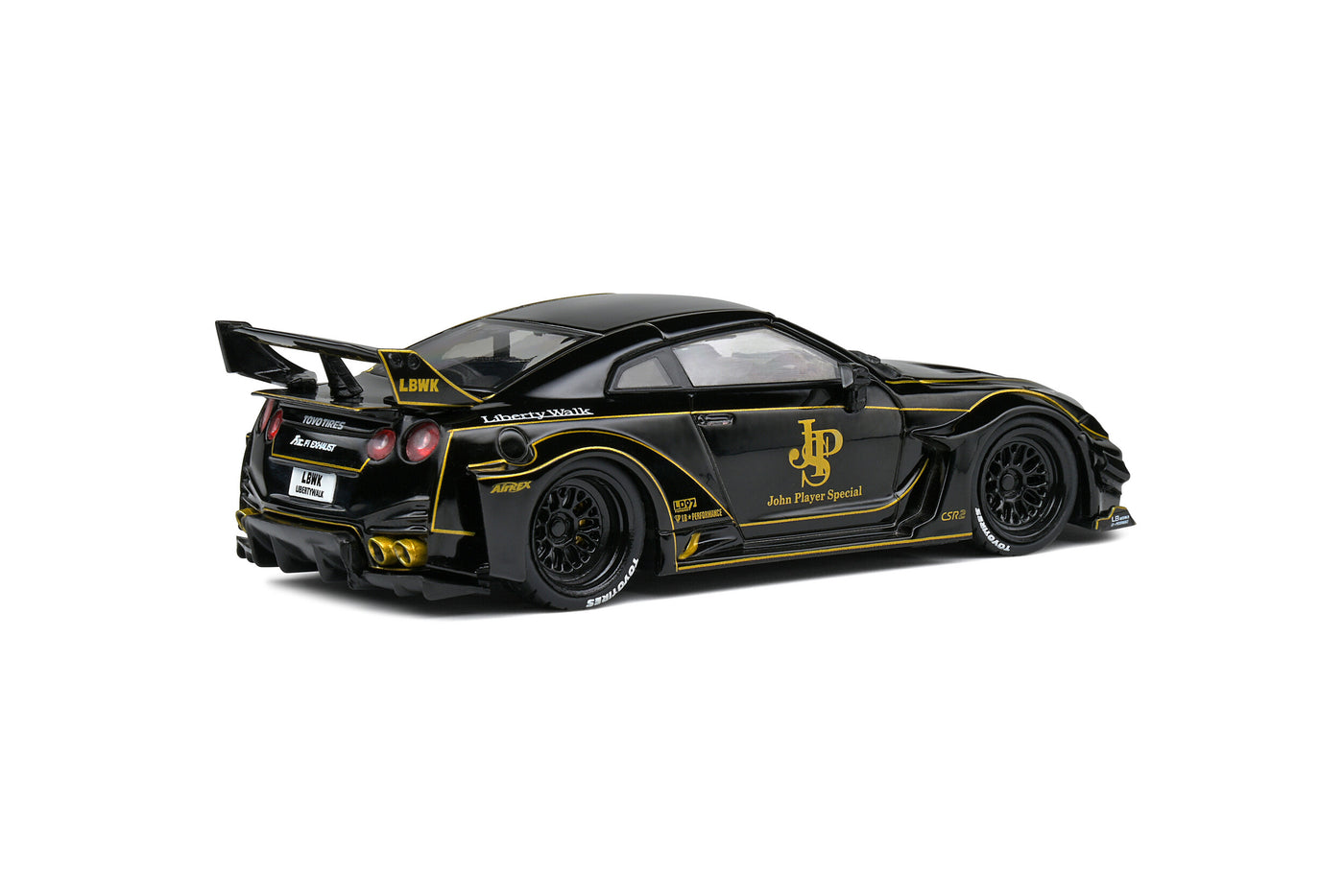 Solido Nissan GTR-R R35 Liberty Walk Body Kit: John Player Special - Die Cast Scale Model