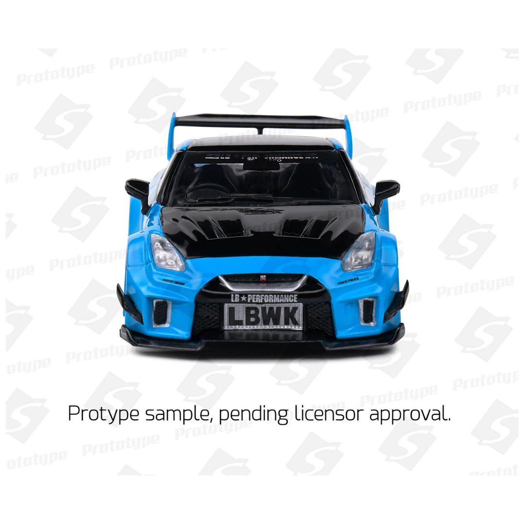 Solido Nissan GTR35 LBWK Silhouette Miami Blue 2019 - 1:43