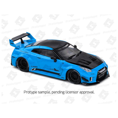 Solido Nissan GTR35 LBWK Silhouette Miami Blue 2019 - 1:43