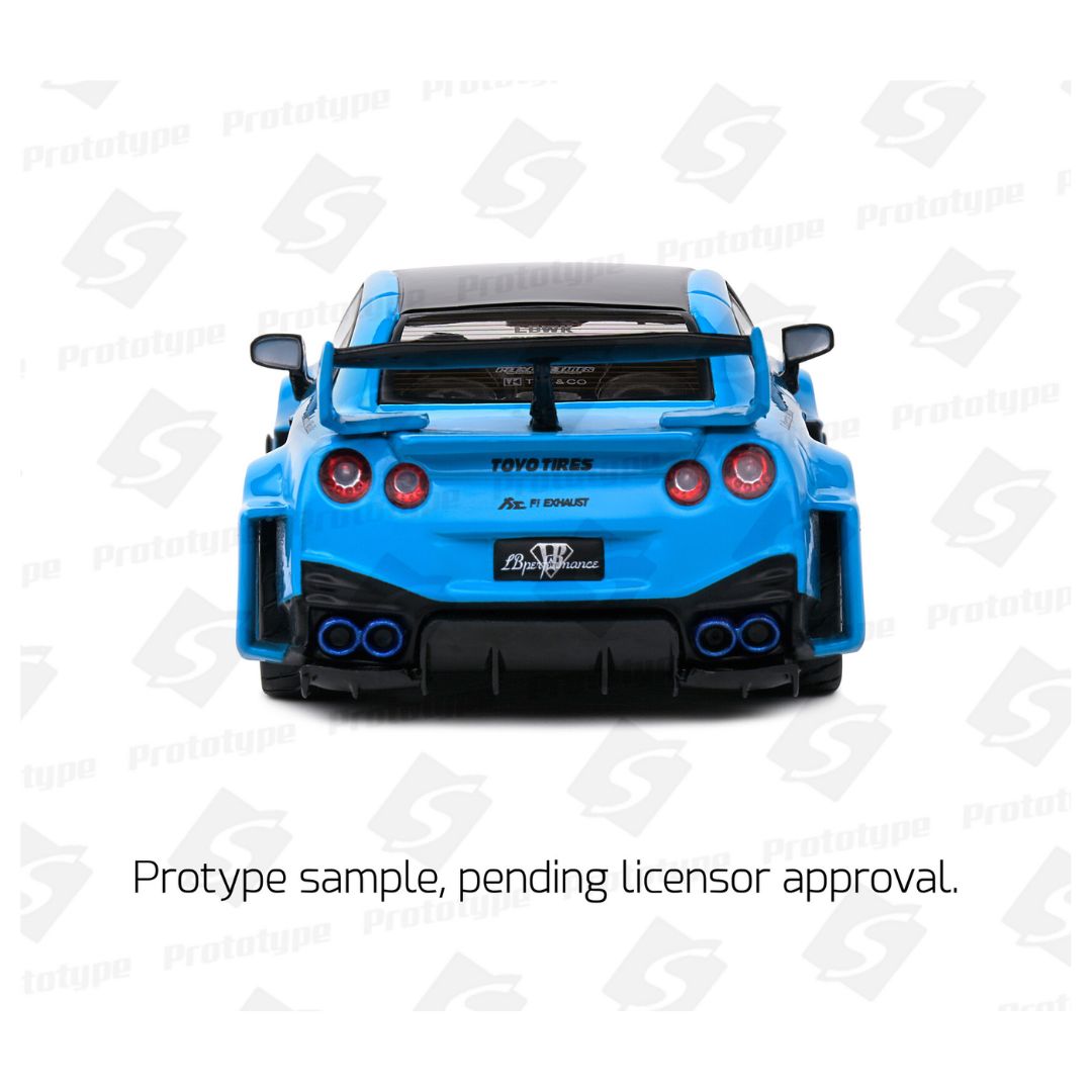 Solido Nissan GTR35 LBWK Silhouette Miami Blue 2019 - 1:43