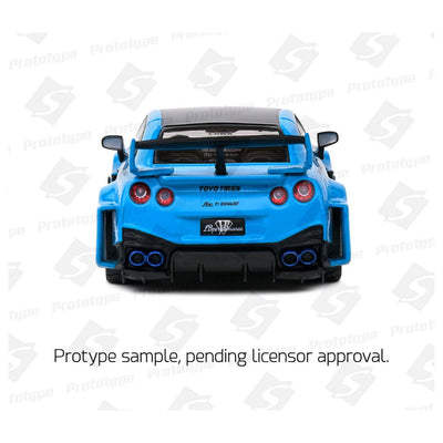 Solido Nissan GTR35 LBWK Silhouette Miami Blue 2019 - 1:43