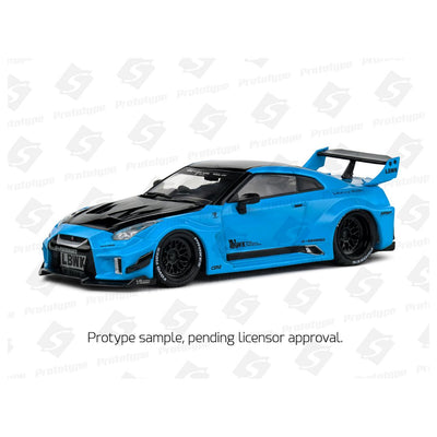 Solido Nissan GTR35 LBWK Silhouette Miami Blue 2019 - 1:43