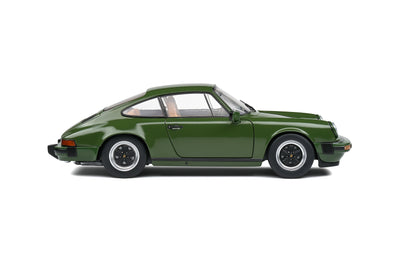 Solido: Porshce 911 SC- Olive Green Die-Cast Scale Model (1:18)