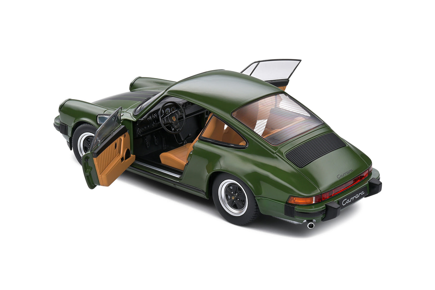 Solido: Porshce 911 SC- Olive Green Die-Cast Scale Model (1:18)