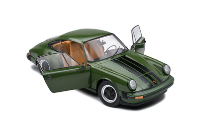 Solido: Porshce 911 SC- Olive Green Die-Cast Scale Model (1:18)