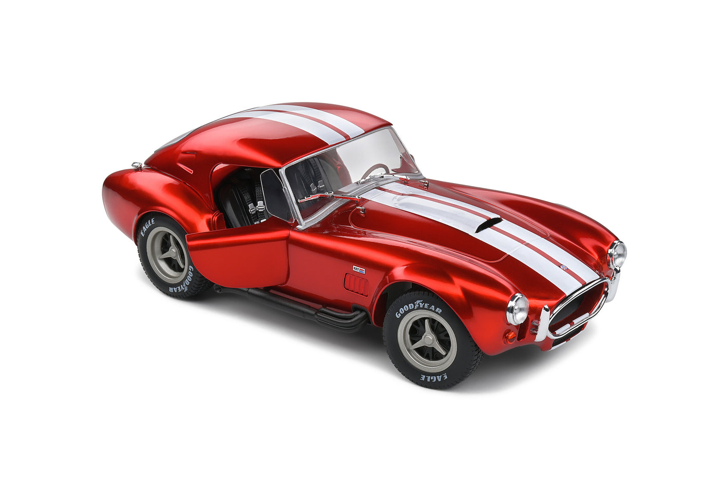 Solido: Shelby Cobra 472 MKII-Metalic Red-1965 Die-Cast Scale Model