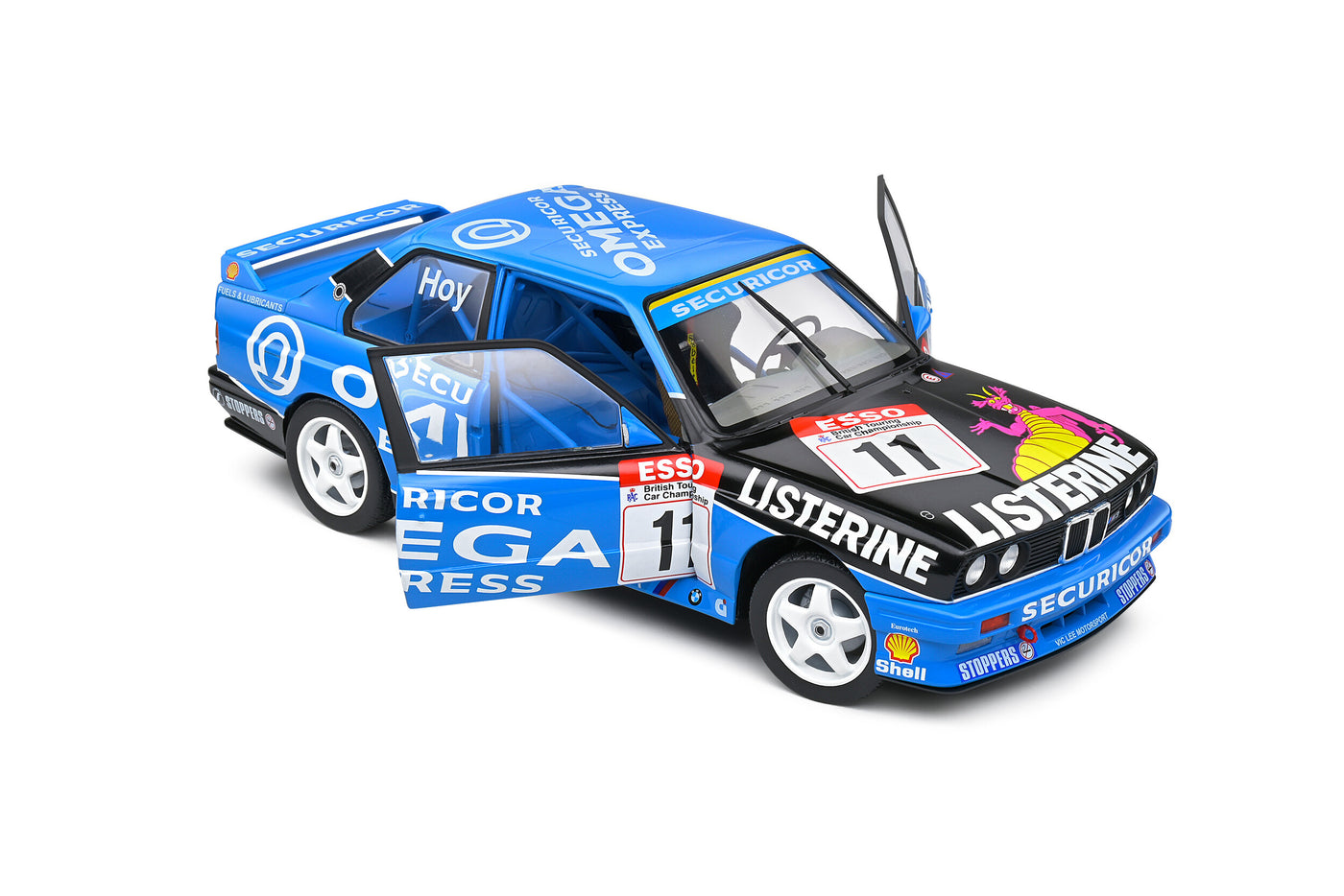 Solido: BMW E30 M3 BLUE #1 W.HOY BTCC 1991 (1:18)