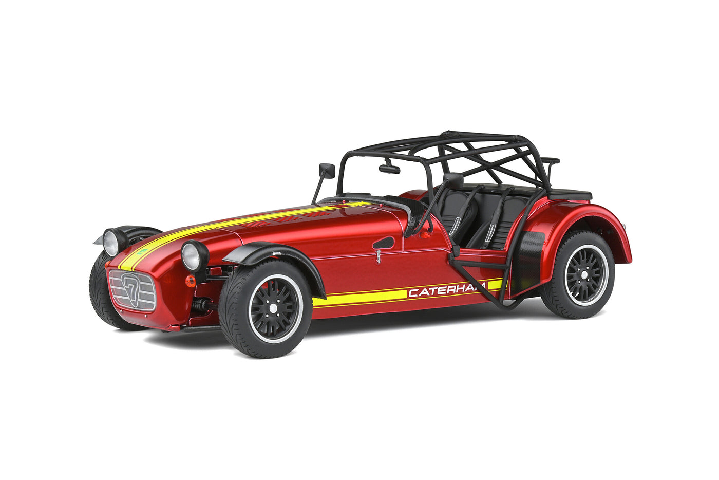 Solido: Caterham Seven 275-2014 -Metallic Red & Yellow (1:18)