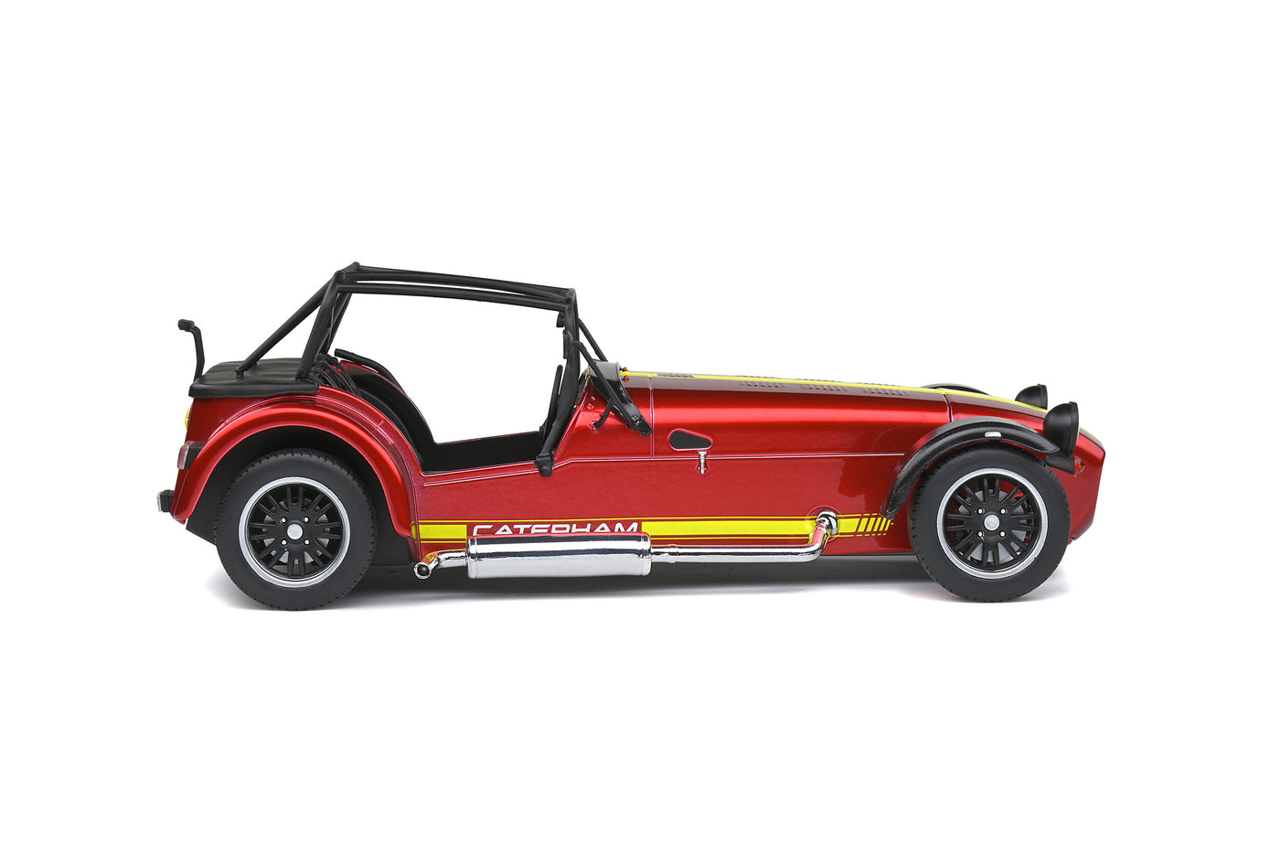 Solido: Caterham Seven 275-2014 -Metallic Red & Yellow (1:18)