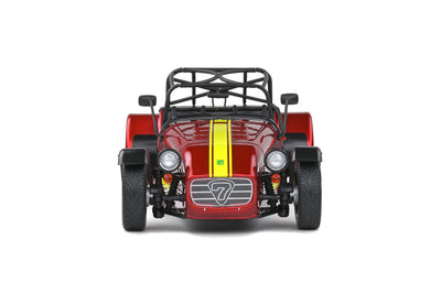 Solido: Caterham Seven 275-2014 -Metallic Red & Yellow (1:18)