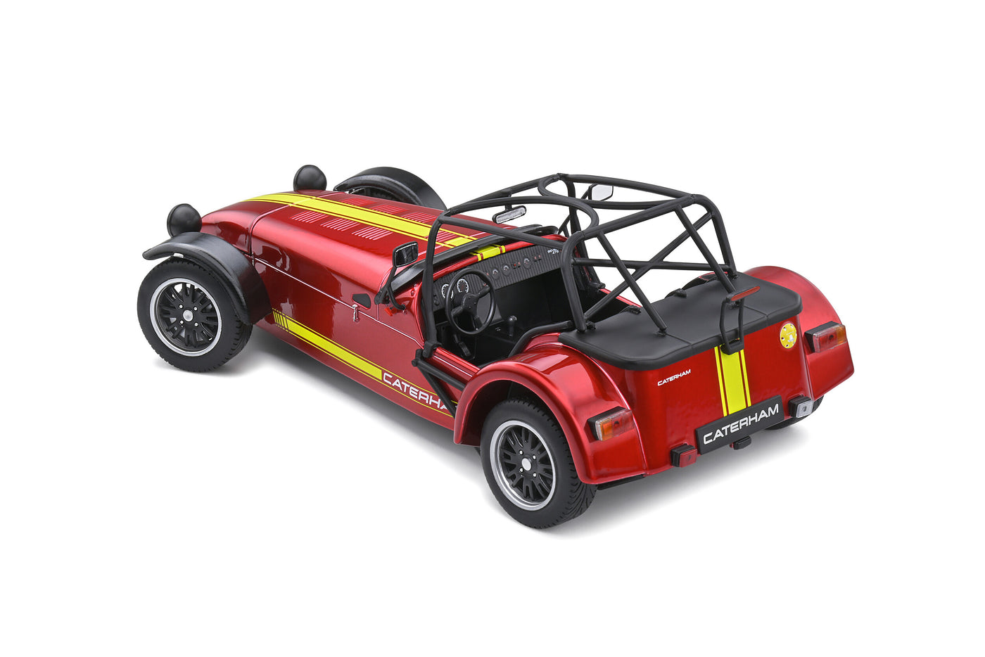 Solido: Caterham Seven 275-2014 -Metallic Red & Yellow (1:18)