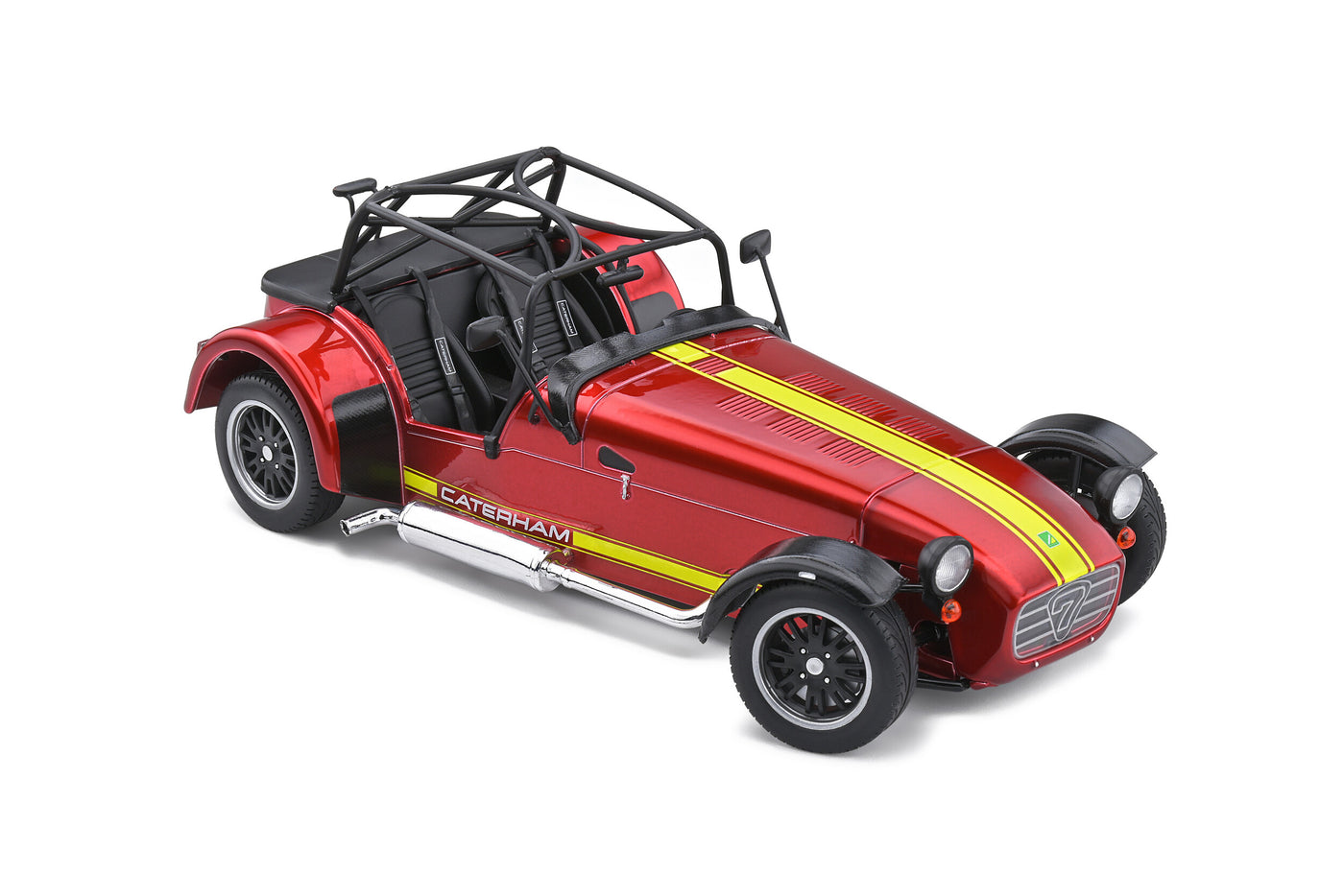 Solido: Caterham Seven 275-2014 -Metallic Red & Yellow (1:18)