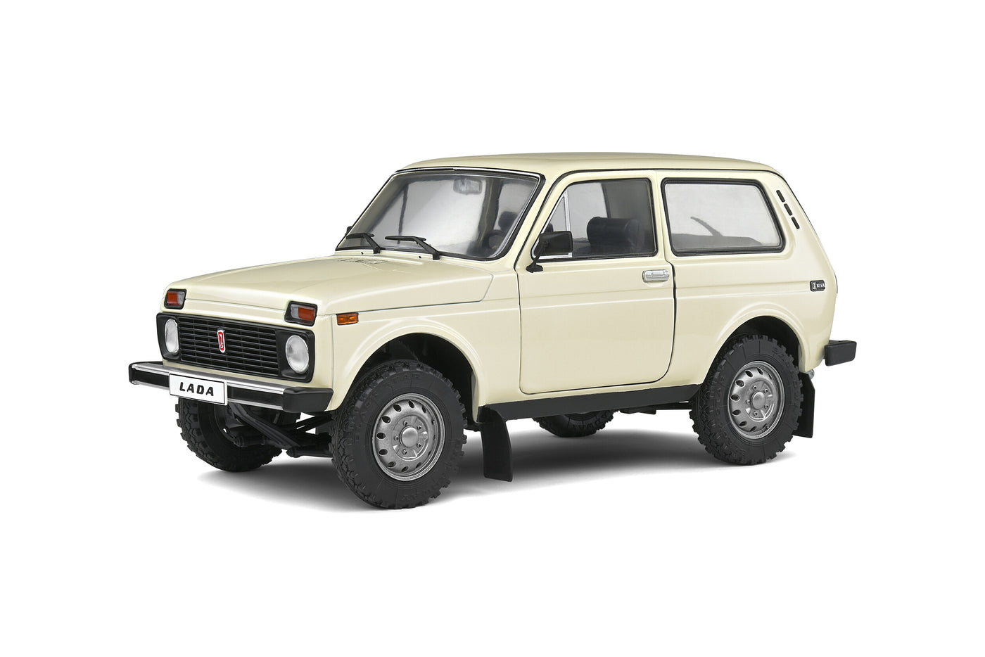 Solido : 1980 Lada Niva - Cream White Die-Cast Scale Model