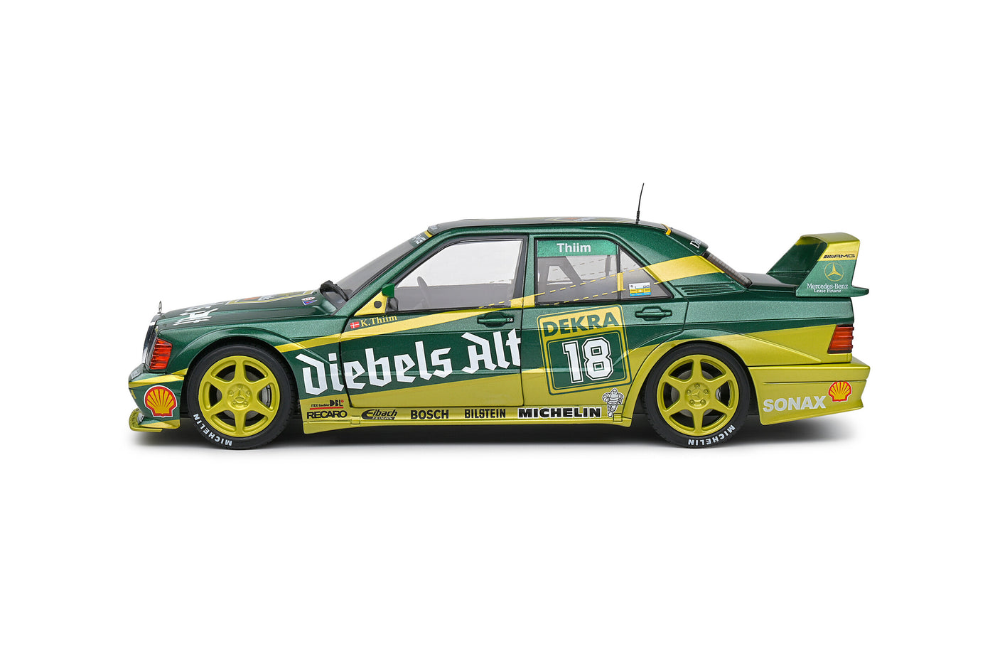 Solido : Mercedez Benz 190 (W201) EVO II – DTM – 1992 – #18 K.THIM (1:18)