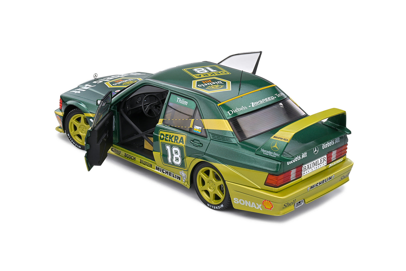 Solido : Mercedez Benz 190 (W201) EVO II – DTM – 1992 – #18 K.THIM (1:18)