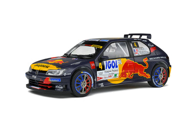 Solido: Peugeot 306 Maxi 2021 Rally Mont Rally Mont Blanc S.Loeb/ D. Elena (1:18)