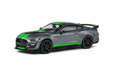 Solido: Shelby Mustang GT500 - Grey Neon Green – 2020 (Scale 1:43)