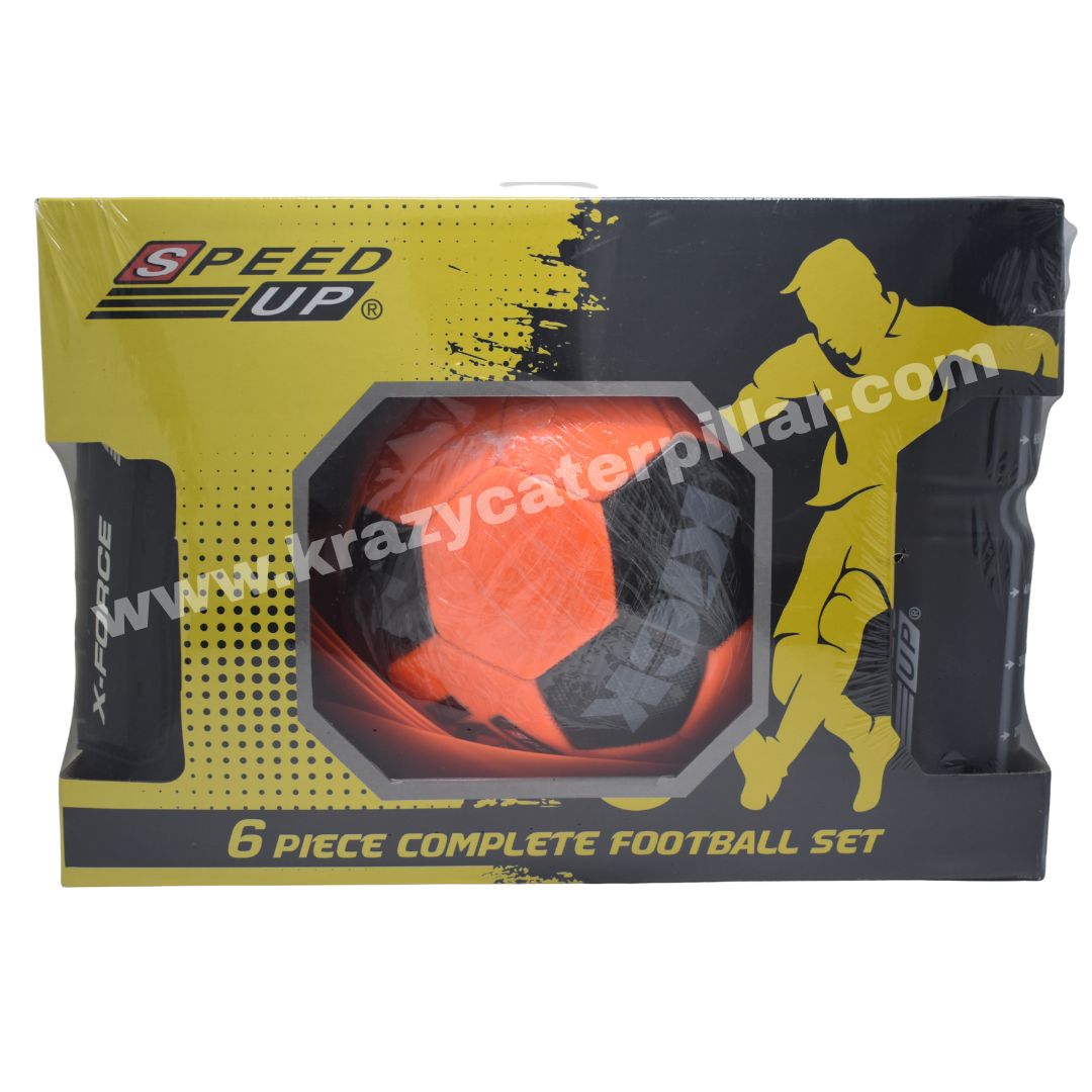 Speed Up 6 Pieces Complete Football Set - Orange