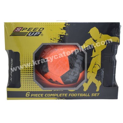 Speed Up 6 Pieces Complete Football Set - Orange