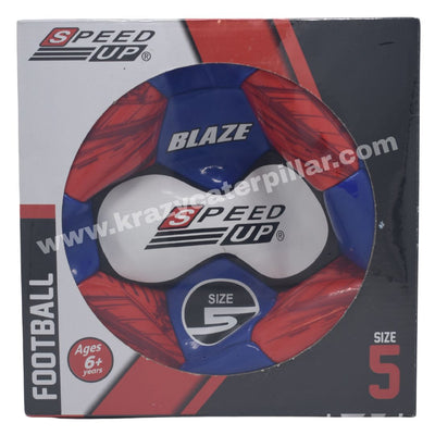Speed Up: Blaze Football Size 5 - Red and Blue