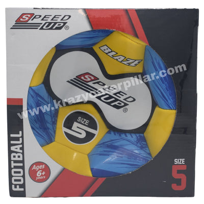 Speed Up: Blaze Football Size 5 - Yellow and Blue