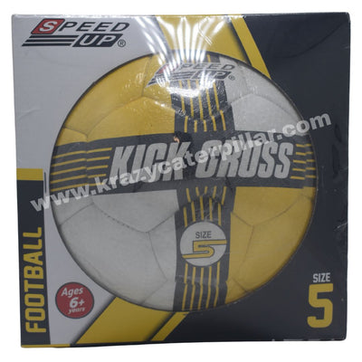 Speed Up; Kick Cross Football Size 5 - Yellow White