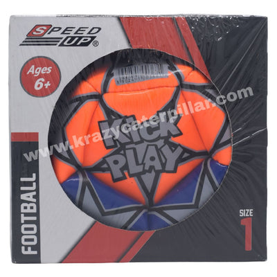 Speed Up: Kick Play Football Size 1 - Orange Blue