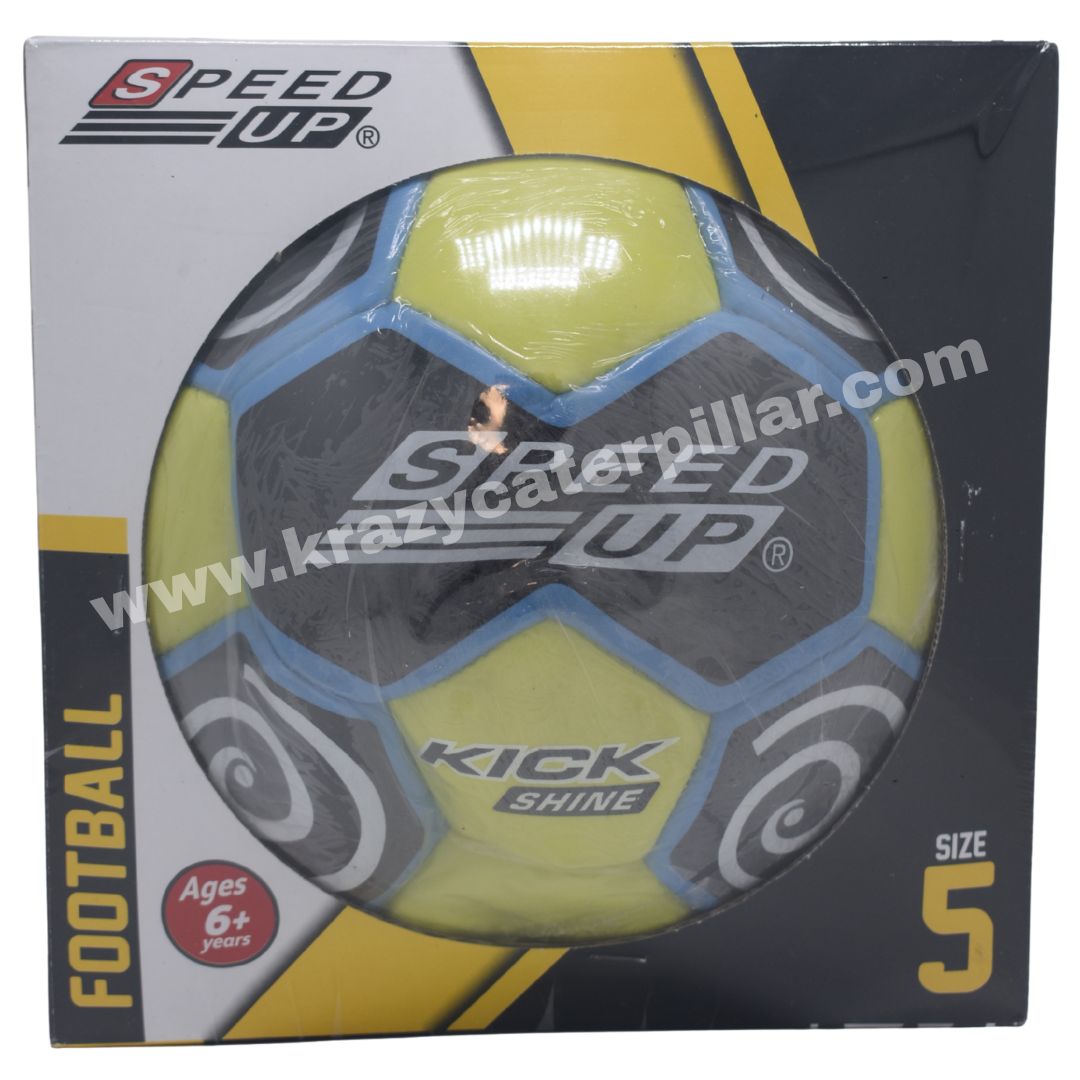 Speed Up: Kick Shine Football Size 5 - Green Black