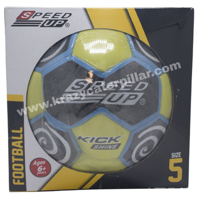 Speed Up: Kick Shine Football Size 5 - Green Black
